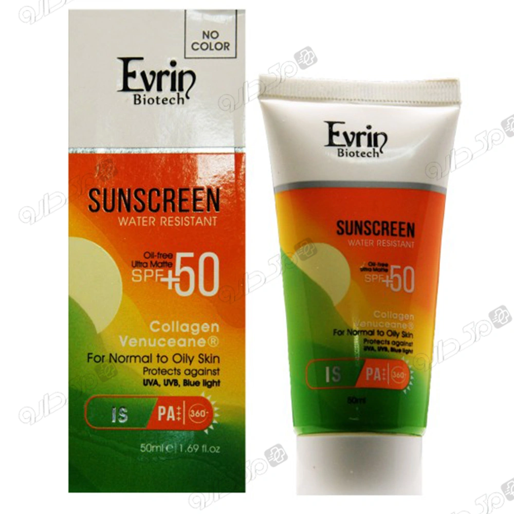 کرم ضد آفتاب پوست معمولی و چرب SPF50 اورین بیوتک